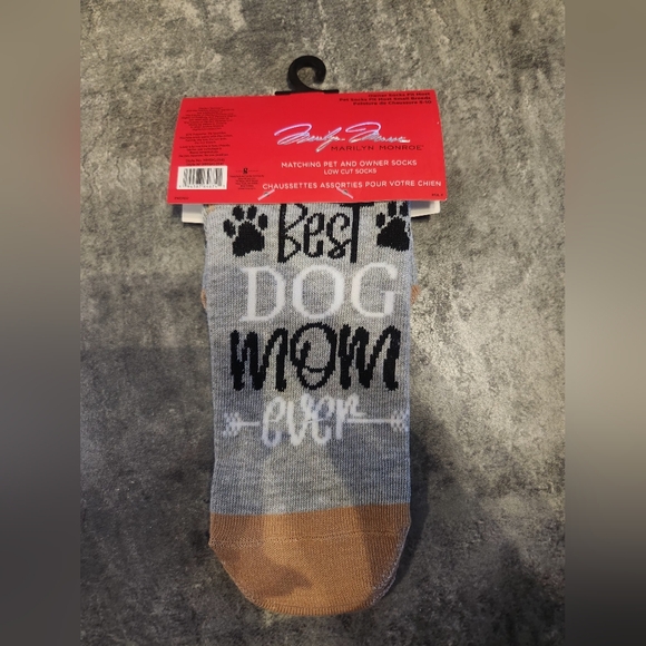 NWT Marilyn Monroe Matching Pet & Owner Low cut Sock Set, Big Pet - Picture 3 of 3